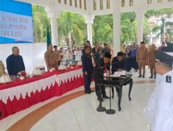 Dr.H. Harmin Ramba, SE,MM, Lantik 45 Penjabat Administrator dan Fungsional lingkup Pemkab Konawe